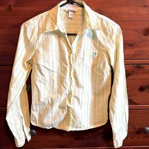 Aeropostale Yellow Long Sleeve Button Down Shirt *** MUST GO!! ***